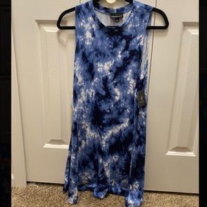 Blue Tye-Dye Knit Dress - BRAND NEW NEVER WORN WITH TAGS